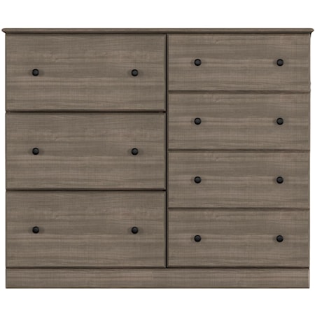 STORM GREY 48" 7 DRAWER DRESSER |