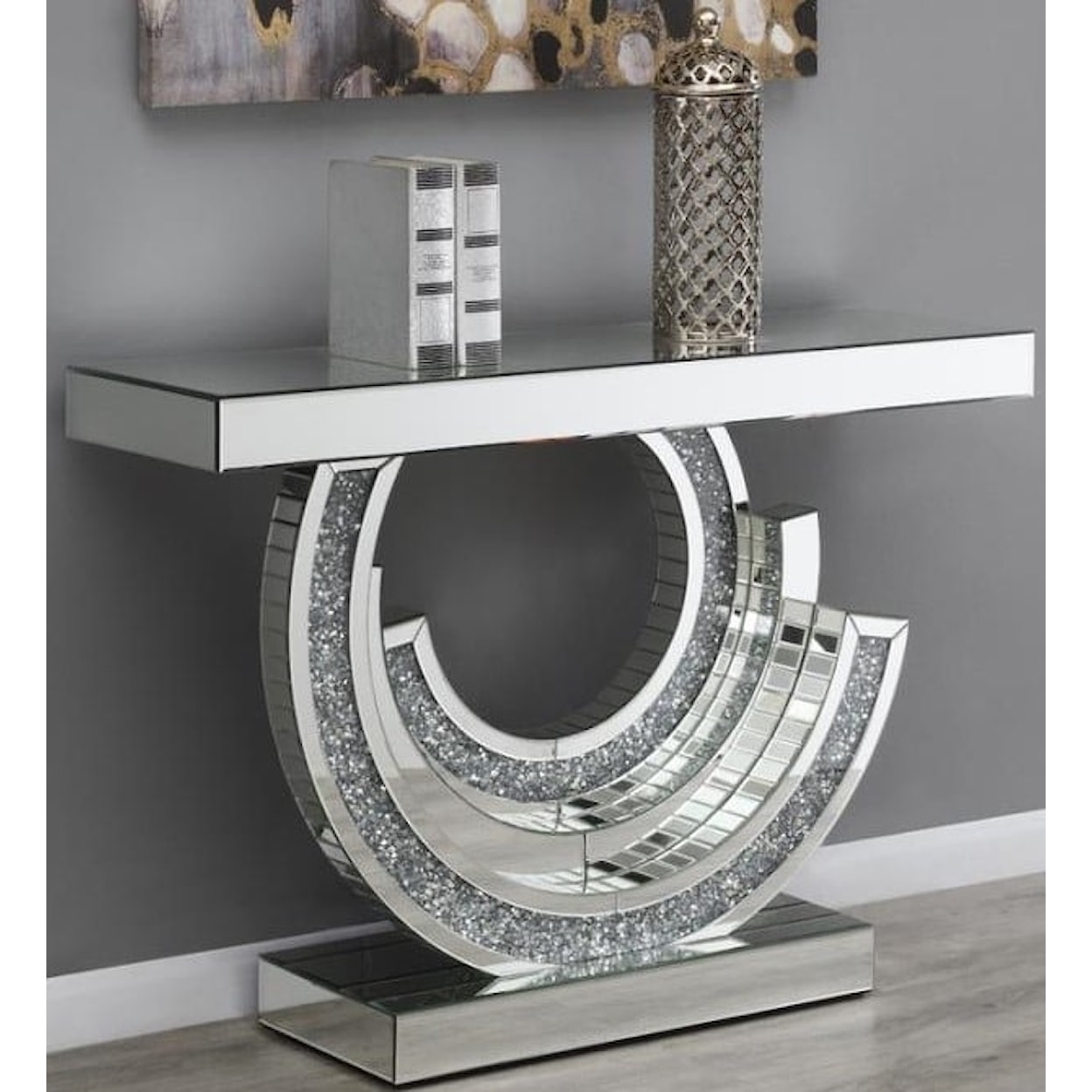 Coaster Glam MIRRORED CONSOLE TABLE |