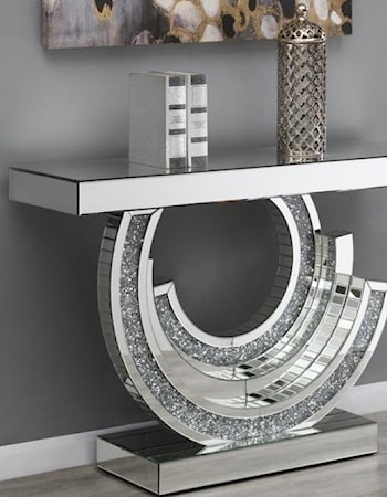 MIRRORED CONSOLE TABLE |