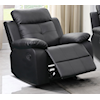 Titanic Furniture Treasure TREASURE BLACK RECLINING SOFA AND | LOVESEAT