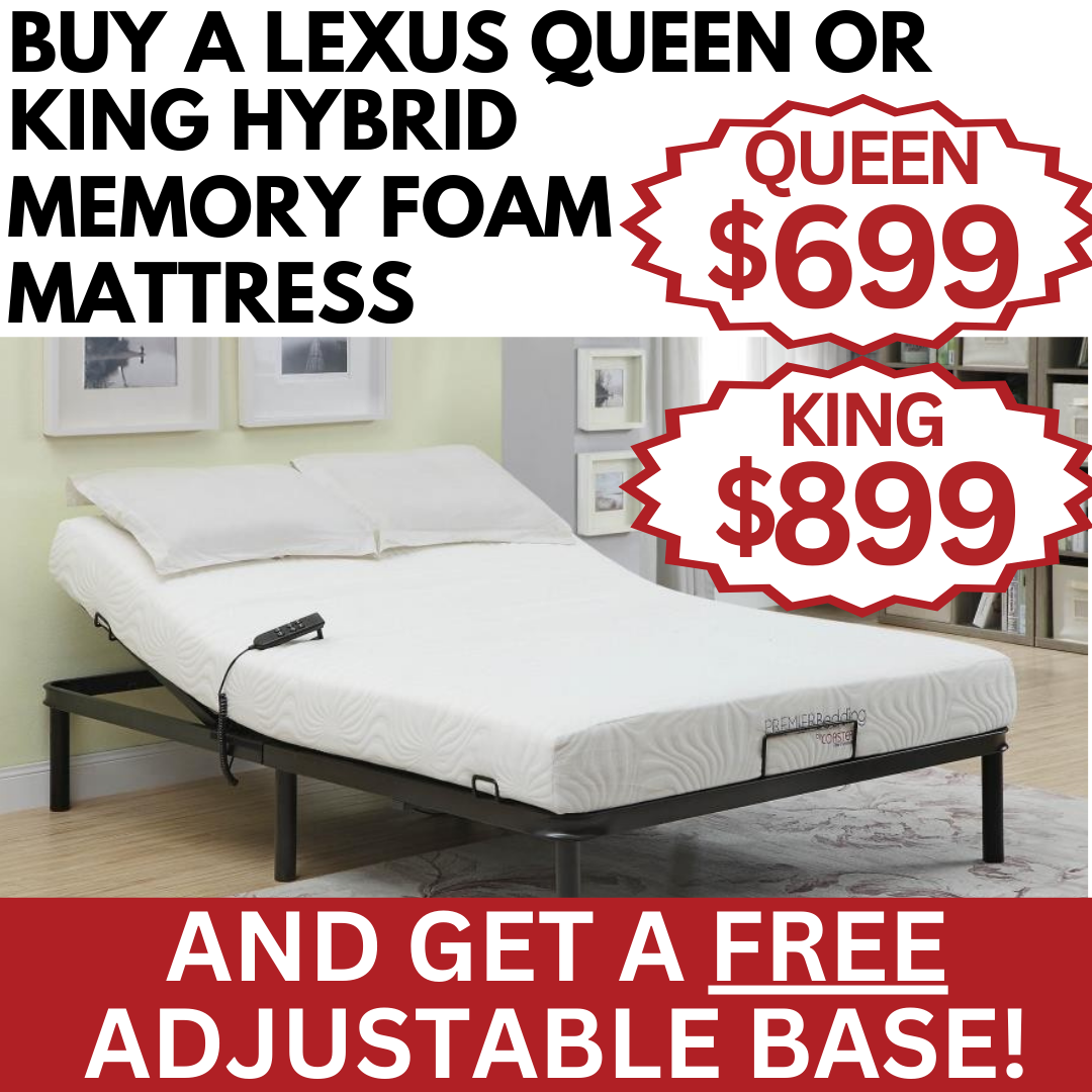 LEXUS 10" KING HYBRID MATTRESS &amp; | FREE RELA