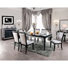 Furniture of America Alena ALENA BLACK 7 PC DINING SET |