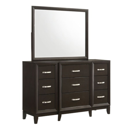 BELMONT MERLOT 4 PIECE QUEEN | BEDROOM SET