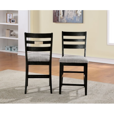 PALAZZO BLACK 7 PIECE PUB SET | .