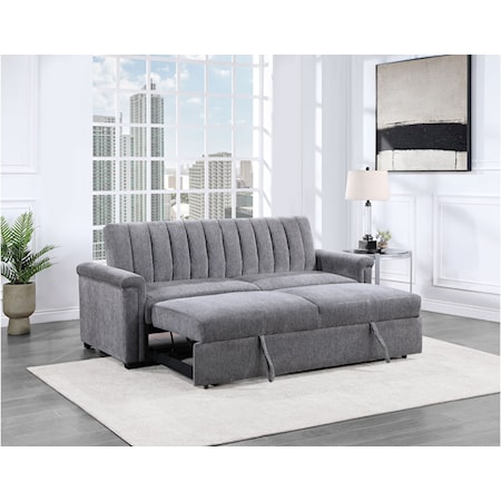 MARADONA DARK GREY STORAGE SLEEPER | WITH US