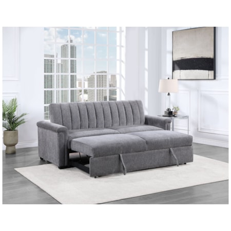 MARADONA DARK GREY STORAGE SLEEPER | WITH US