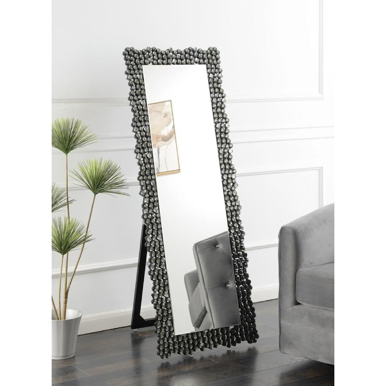 Coaster Glam BLING CHARCOAL DRESSING MIRROR |