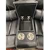 AC Pacific Luka LUKA BLACK RECLINING LOVESEAT WITH | CONSOLE
