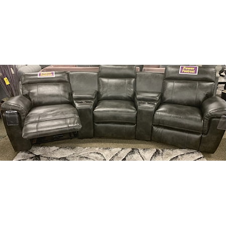 5PC HOME THEATER SECTIONAL |
