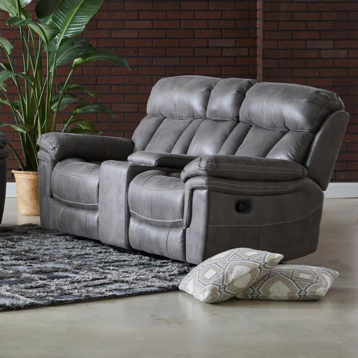 Cheers Ohio Silver OHIO SILVER II RECLINING SOFA & | LOVESEAT