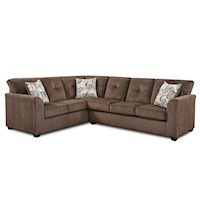 KENDALL CHOCOLATE 2 PC SECTIONAL |