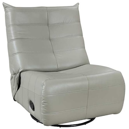 GREY PU SWIVEL GLIDER RECLINING | GAMING CHA