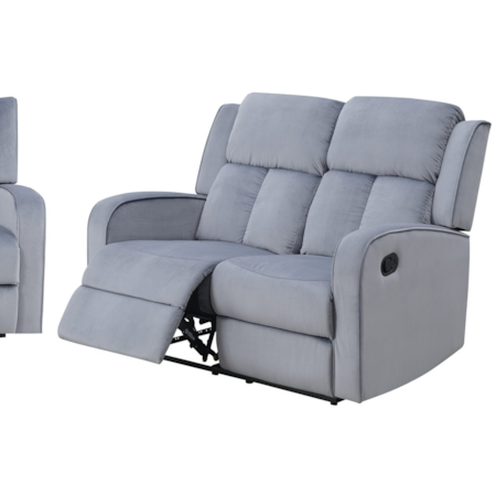 PACIFICO GREY RECLINING LOVESEAT |