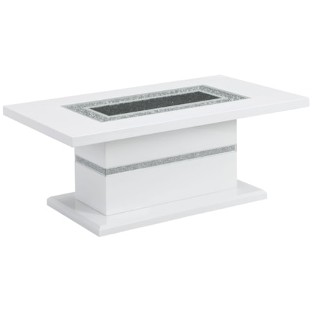 MOROCCO WHITE COFFEE TABLE |