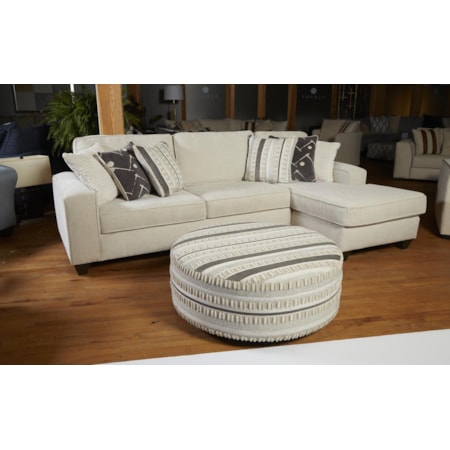 PERSIAN BEIGE 2 PIECE SECTIONAL | WITH RAF C