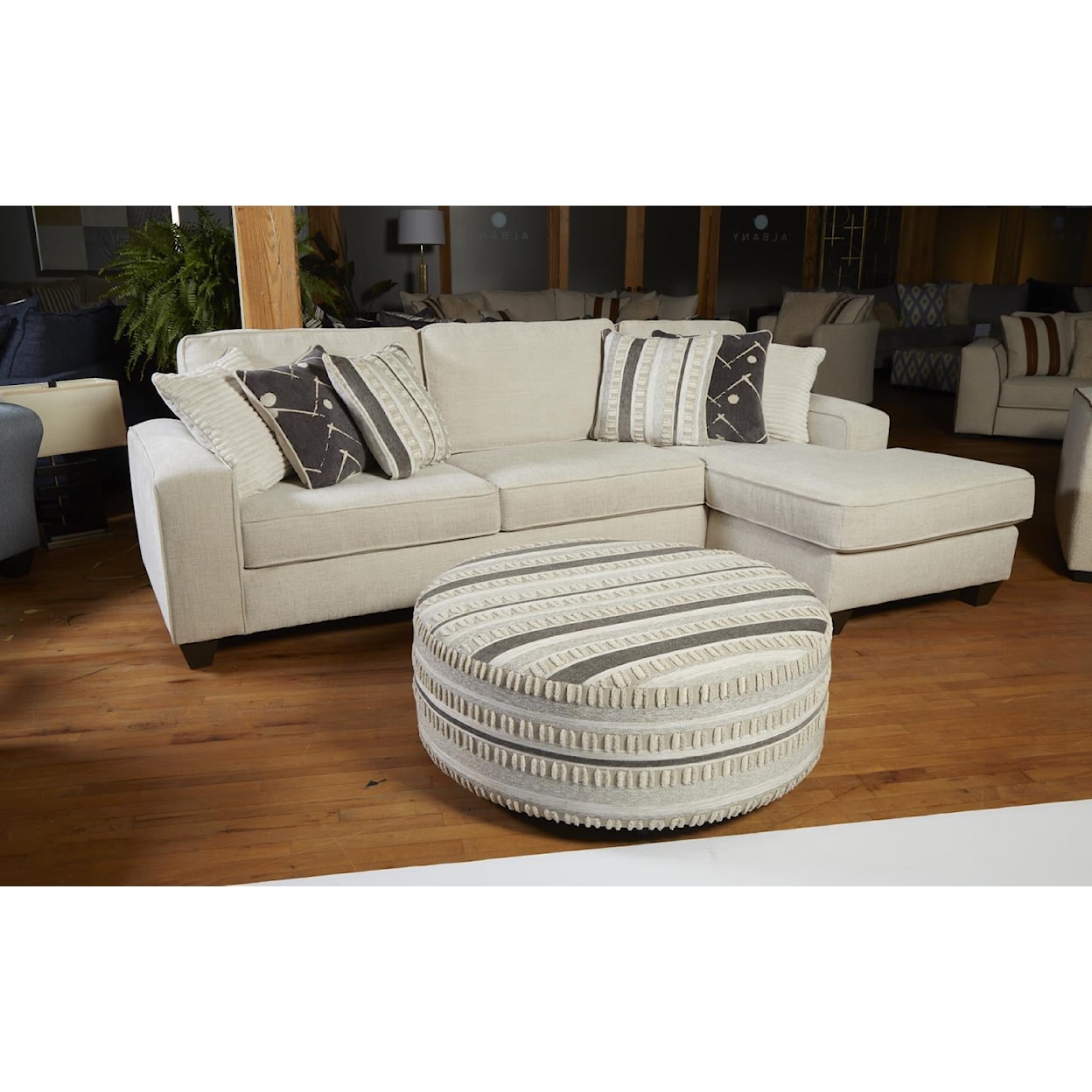 Albany Persian PERSIAN BEIGE 2 PIECE SECTIONAL | WITH RAF C