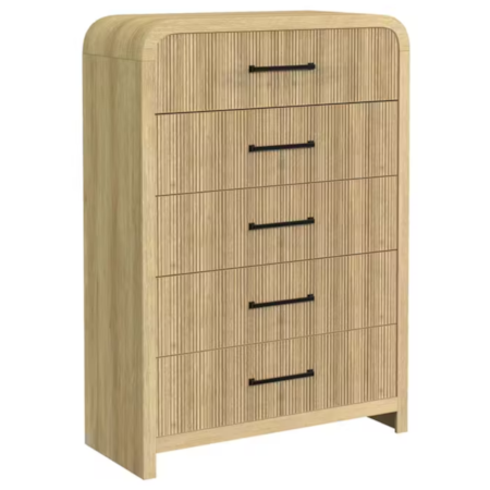 RILEY NATURAL 5 DRAWER CHEST |