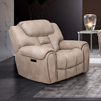 CAYMAN SNOW DOUBLE POWER STRAIGHT. | RECLINER W/ HEADREST