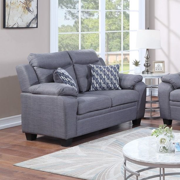 PATTY GREY SOFA &amp; LOVESEAT |