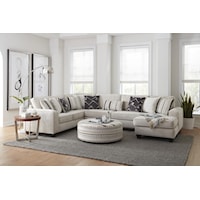 PERSIAN BEIGE 3 PC RAF CHAISE | SECTIONAL