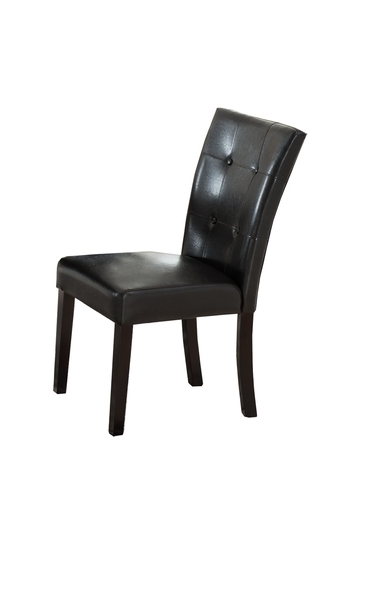 TWO-TONE ESPRESSO 5 PIECE DINING | SET