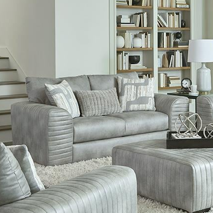 YOSEMITE SMOKE GREY SOFA AND | LOVESEAT