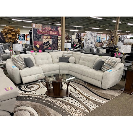 OATMILL 5 PIECE DOUBLE POWER | SECTIONAL