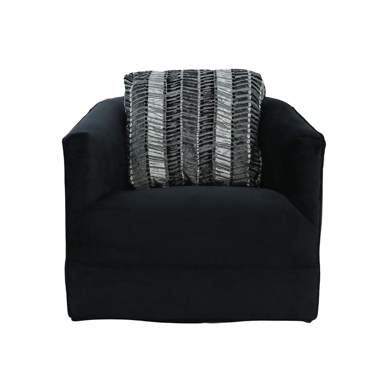 Albany Groovy GROOVY BLACK SWIVEL CHAIR |