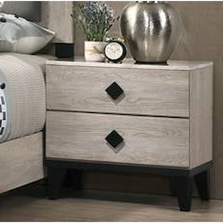 ONTARIO WHITE NIGHTSTAND |