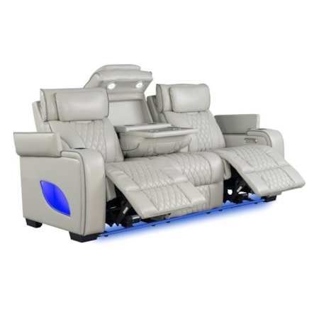 MEGATRON GREY DOUBLE POWER SOFA |