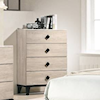 Poundex Ontario Bedroom Set ONTARIO WHITE CHEST |