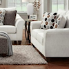 Affordable Furniture Anabelle ANABELLE WHITE LOVESEAT |