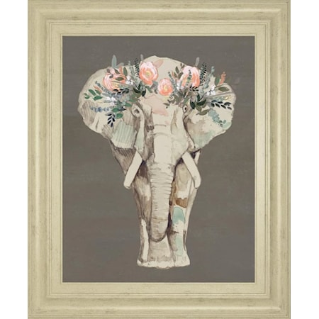FLOWER ELEPHANT 22X26 WALL ART |