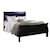 Global Furniture Light Up Louie LIGHT UP LOUIE WHITE FULL BED |