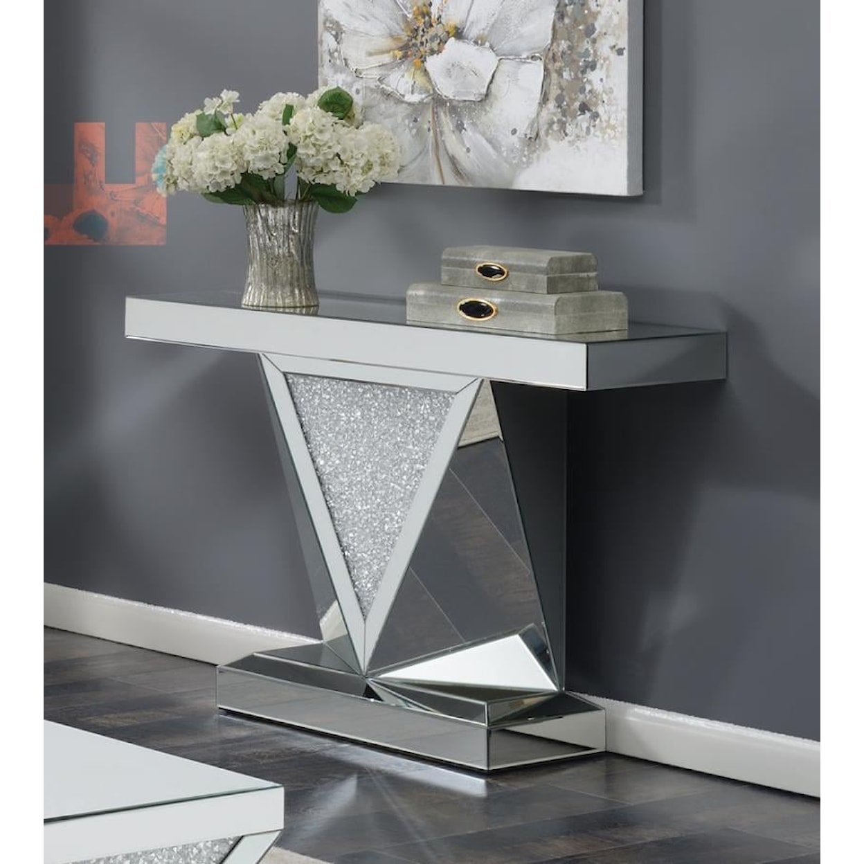 Coaster Glam SQUARE BLING SOFA  TABLE |