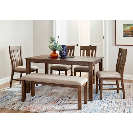 EVAN 6 PIECE DINING SET |