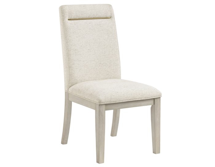 GARDNER BRUSHED WHITE DINING CHAIR |