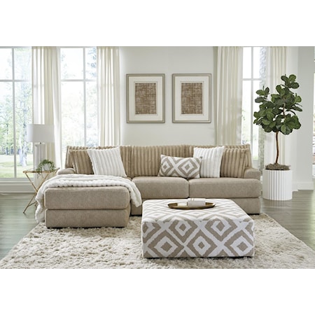CLARISSA TOAST 2 PIECE | SECTIONAL WITH LAF 