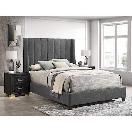 AGNEW CHARCOAL QUEEN BED |