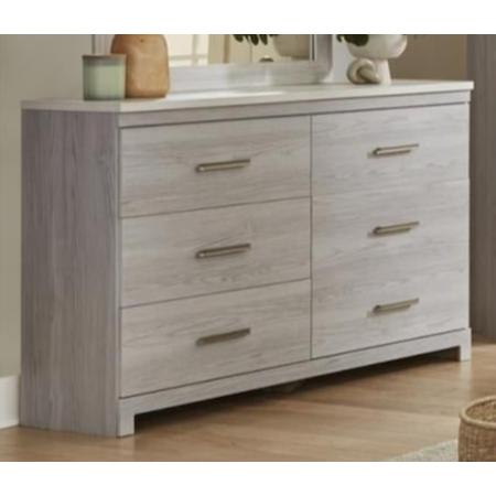 ESSENCE GREY AND WHITE DRESSER |