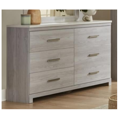 ESSENCE GREY AND WHITE DRESSER |