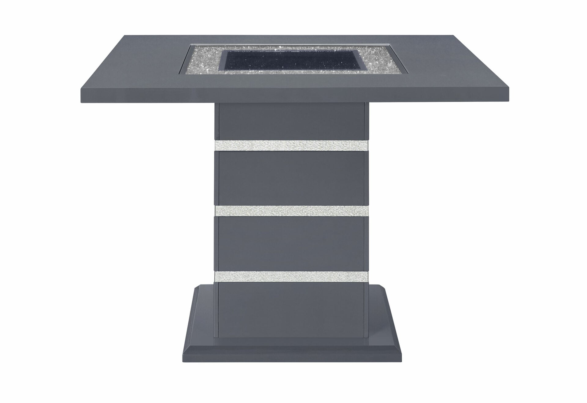 MOROCCO DARK GREY SQUARE PUB TABLE |