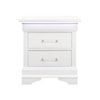 Global Furniture Light Up Louie LIGHT UP LOUIE WHITE 4 PC QUEEN SET |