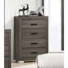 Poundex Emmitt Bedroom Set EMMITT GREY CHEST |