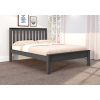 JAKE GREY FULL PLATFORM BED |