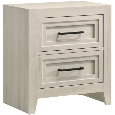 LASSI WHITE NIGHTSTAND |