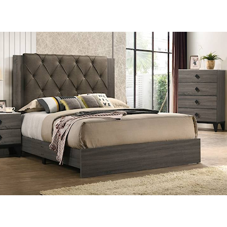 ONTARIO GREY KING BED |