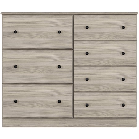 SWEDISH GREY ELM 48" 7 DRAWER | DRESSER