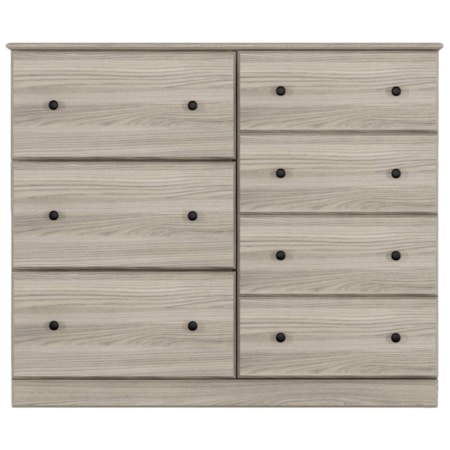 SWEDISH GREY ELM 48" 7 DRAWER | DRESSER