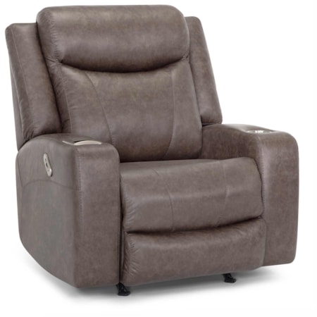 EDDY CAPPUCCINO PWR ROCKER RECLNR | WITH WIR